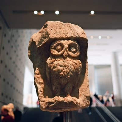 Athenian Owl_Acropolis Museum_Athens_5x5