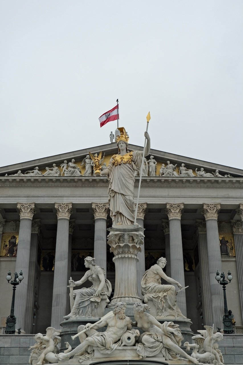 Austrian Parliament Building_Up Close_Vienna