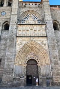 Avila Cathedral_Exterior Entrance