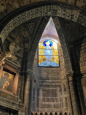 Avila Cathedral_Stained Glass Window