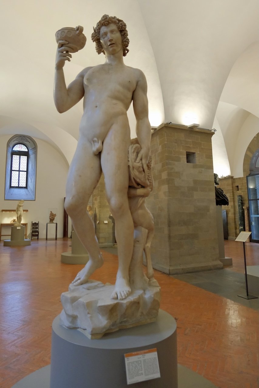 Bacchus by Michelangelo_Bargello Museum_Florence