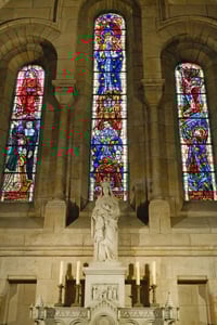 Basilica Sacre-Coeur_Paris_Interior Stained Glass
