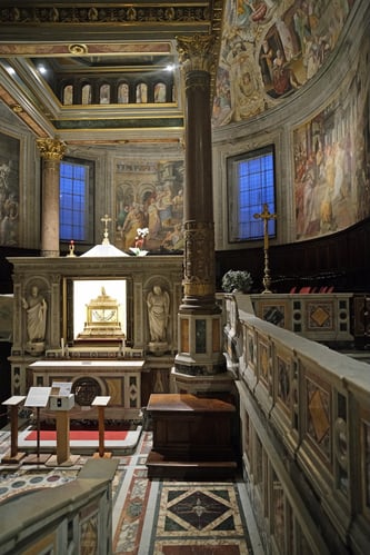 Basilica of St Peter in Chains_Interior_Rome