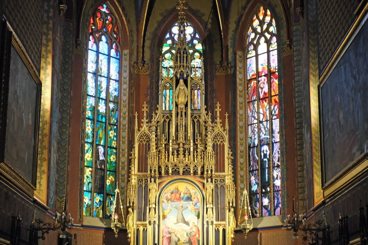 Basilica of St. Francis of Assisi_Krakow_Art Nouveau Stained Glass Windows