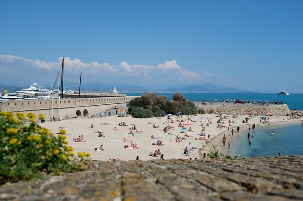 Beach in Antibes_French Riviera