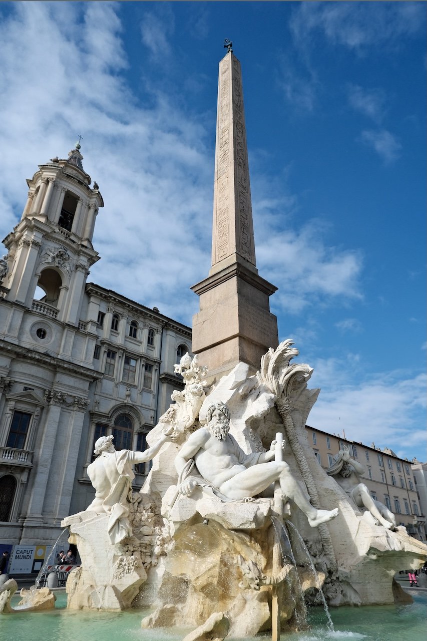 Bernini_Fontana dei Quattro Fiumi_Piazza Navona_Rome