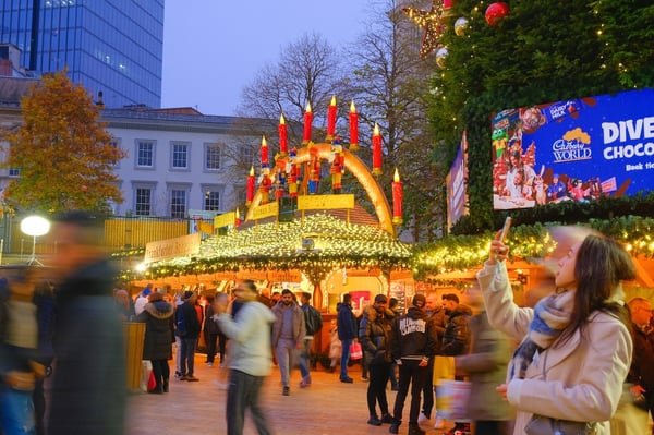 Birminham Frankfurt Christmas Market_Blur