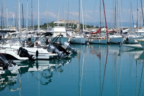 Boats_Reflection_Port Vauban_Antibes