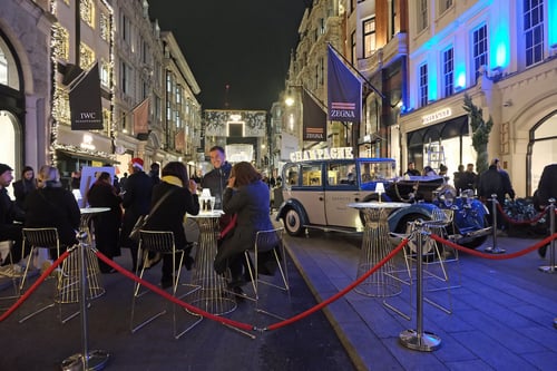 Bond Street_Christmas_London_Champagne Car