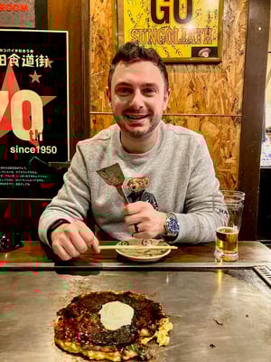 Brian_Okonomiyaki Kiji_Osaka