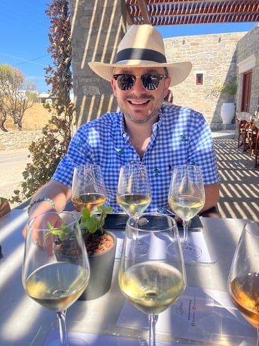 Brian_Wine Tasting_Moraitis Estate_Paros