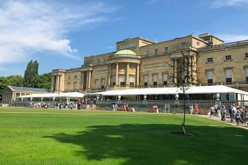 Buckingham Palace_Rear_View from Garden_London