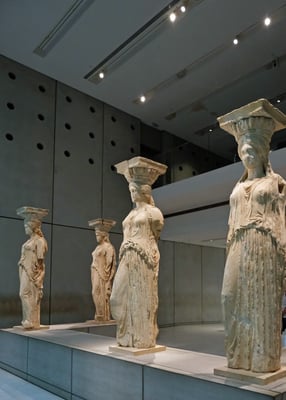 Caryatids_Athens_Acropolis Museum