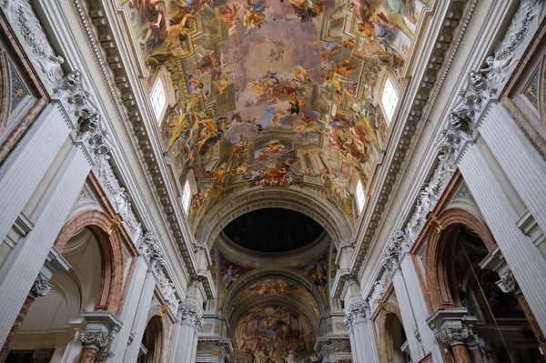 Ceiling Illusion_SantIgnazio di Loyola_Rome_3