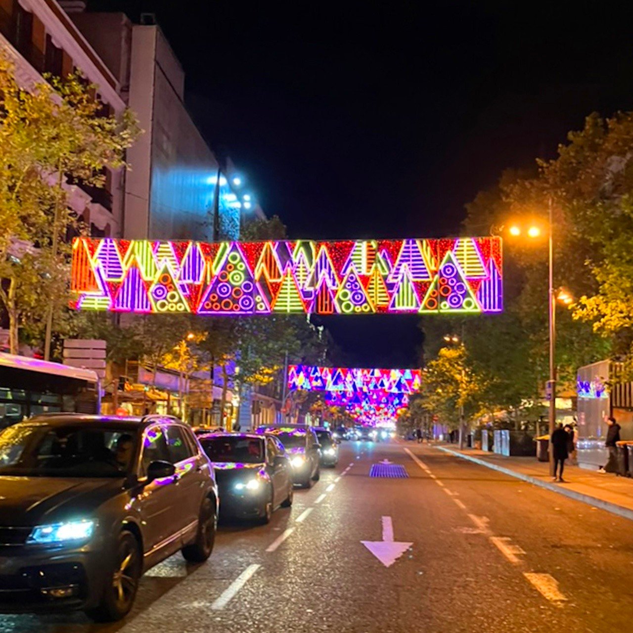 Christmas Lights Madrid_5x5