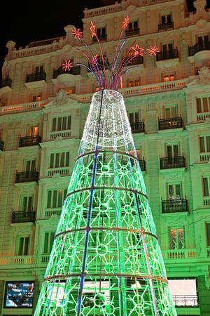 Christmas Tree_Gran Via_Madrid