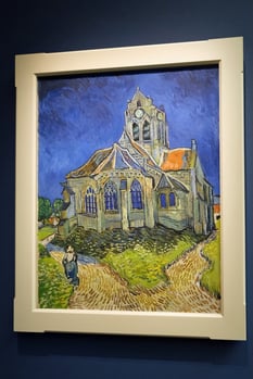 Church at Auvers_van Gogh_dOrsay_Paris