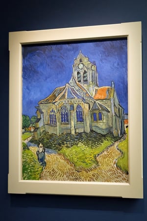 Church at Auvers_van Gogh_dOrsay_Paris