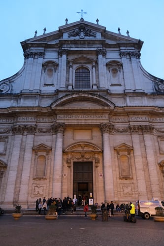 Church of St Ignatius_Rome_Exterior