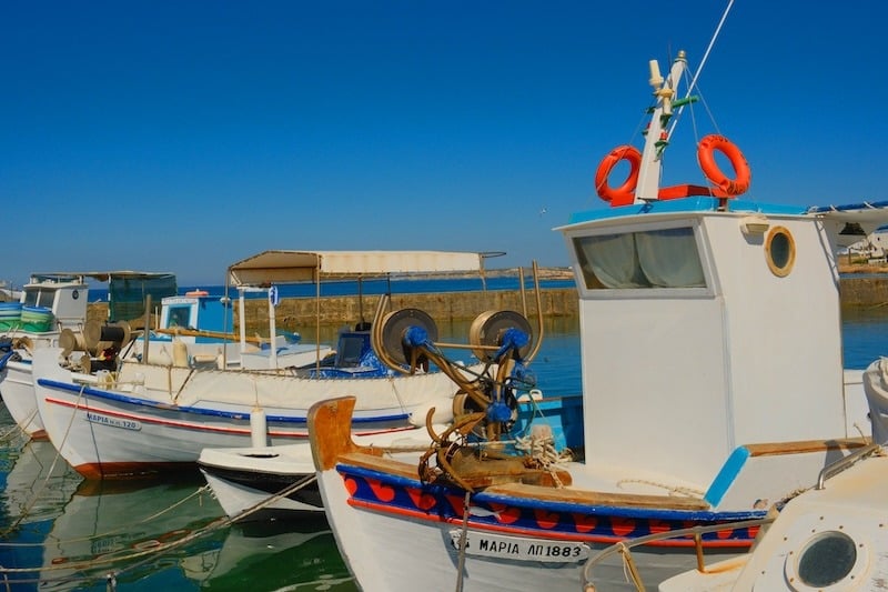 Colorful Wooden Boats_Naoussa Harbor_Paros_Landscape_2024