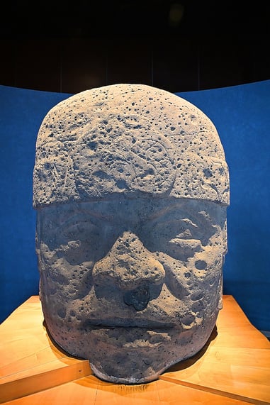 Colossal Olmec Head