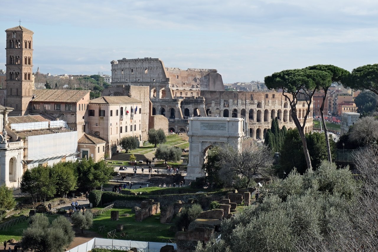 Colosseum_Arch of Titus_Rome