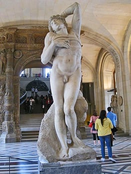 Dying Slave_Michelangelo_Louvre Museum_Paris