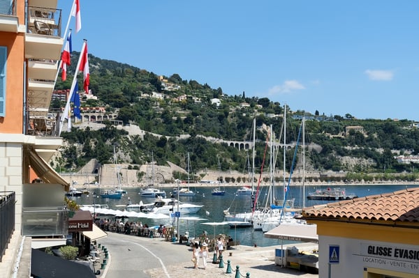 Elevated View of Villefranche-sur-Mer
