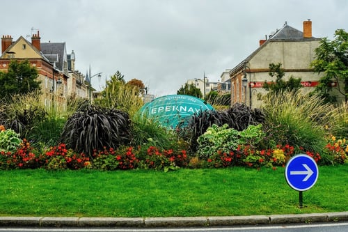 Epernay_Roundabout_Avenue de Champagne
