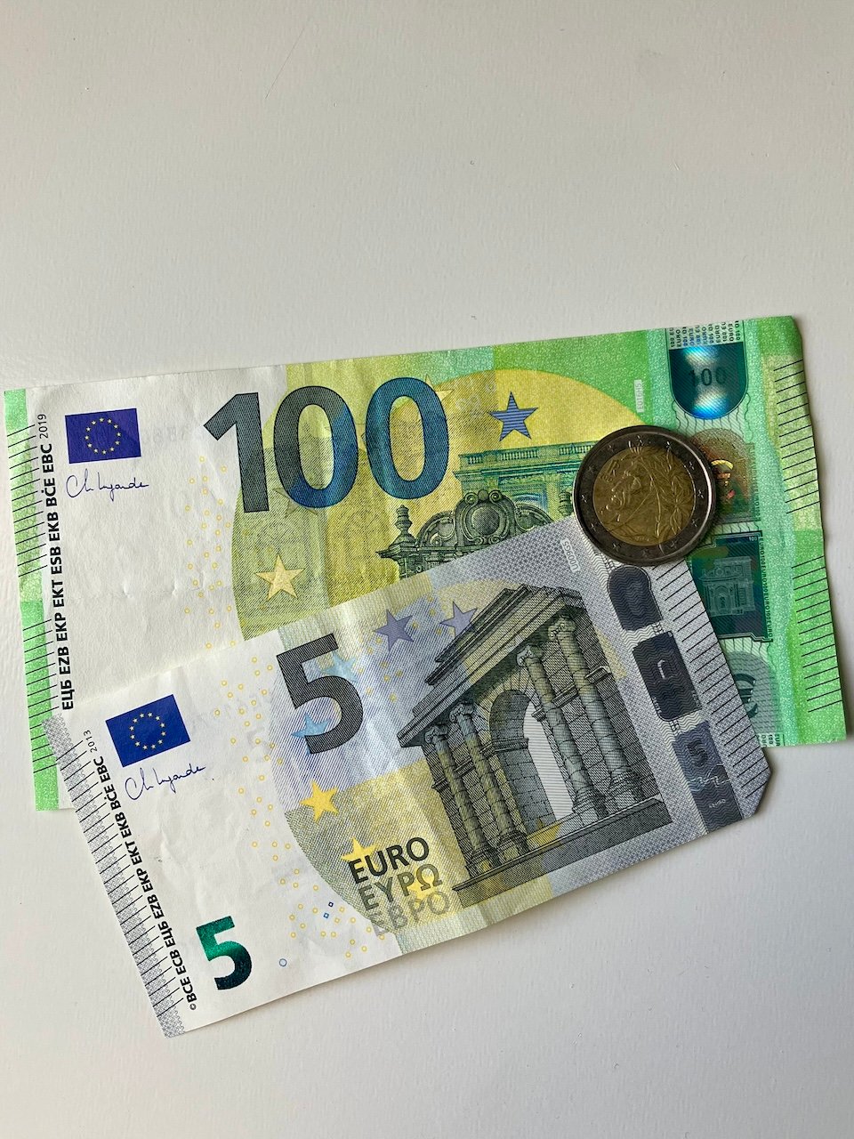 Euro Banknotes+Coin