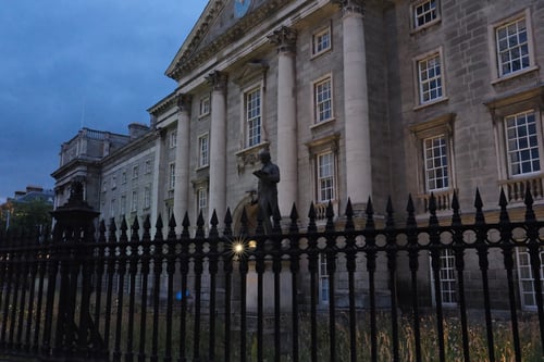 Exterior of Trinity College_Dublin_Night