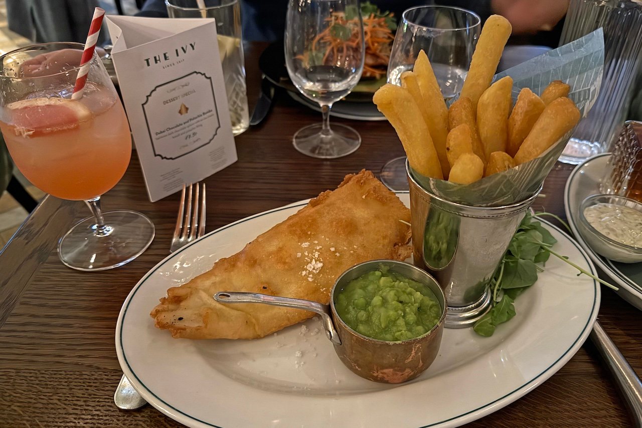 Fish and Chips_The Ivy_Dublin Fish and Chips_The Ivy_Dublin