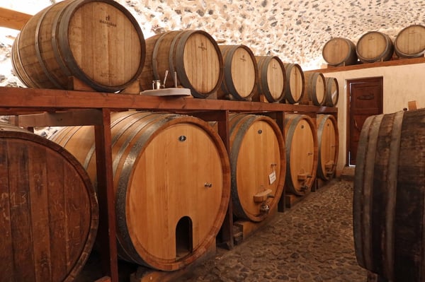 Gavalas Winery_Santorini_Wine Barrels