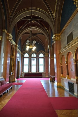 Hallway_Hungarian Parliament Building_Budapest