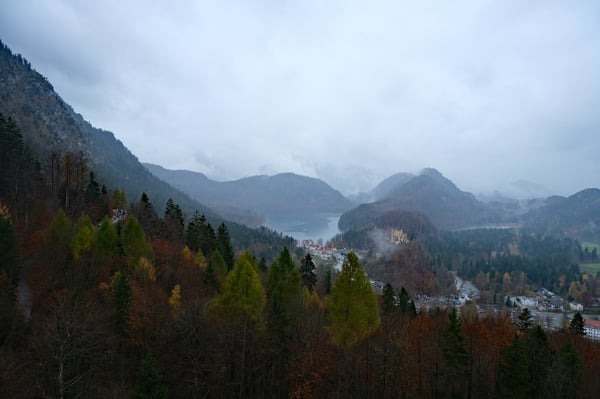 Hohenschwangau Castle_Distance_Seen from Neuschwanstein