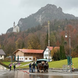 Horse-Drawn Carriage_Neuschwanstein Castle Distance_5x5