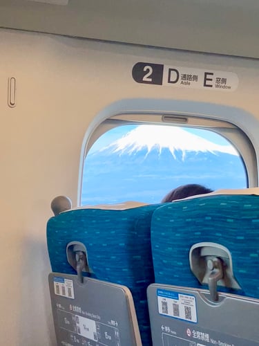 Mt. Fuji from the Shinkansen