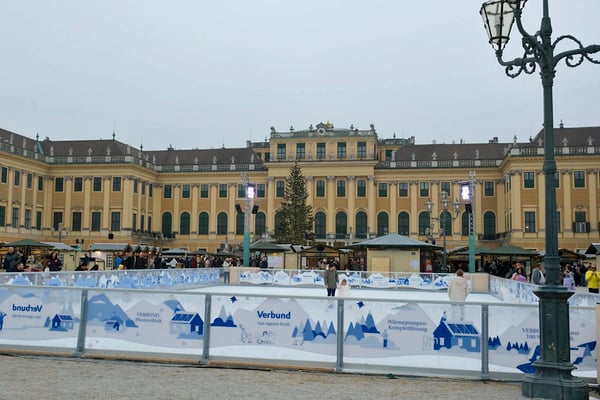 Ice Rink_Schonbrunn Palace Xmas Market_Vienna_2025