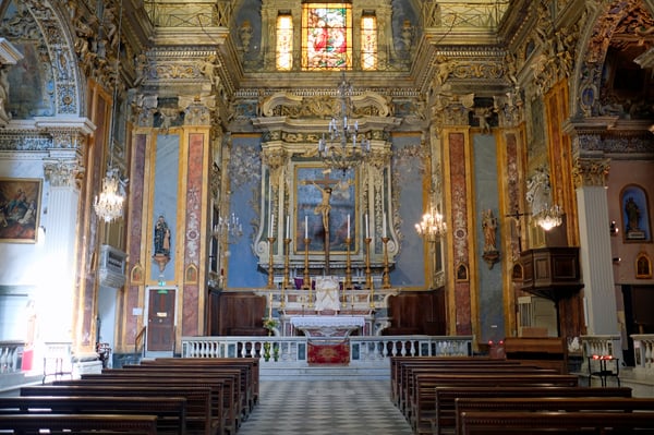 Interior of Eglise Saint-Jacques-Le-Majeur_Nice