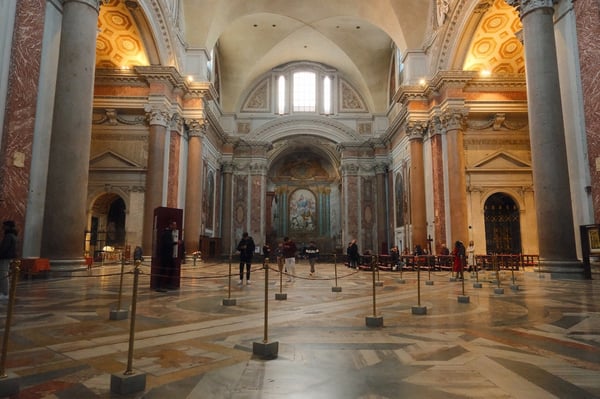 Interior_Santa Maria degli Angeli_Rome_Meridian Line
