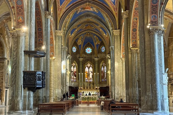 Interior_Santa Maria sopra Minerva_Landscape_Rome