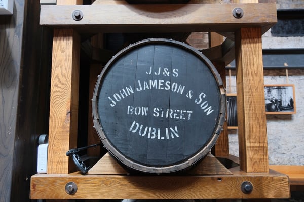 Jameson Bow Street Distillery_Dublin_Whiskey Barrel