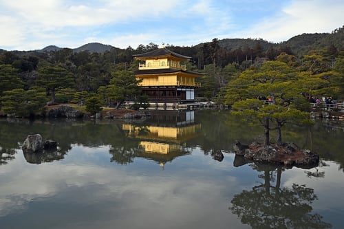 Kinkakuji Temple_Golden Pavilion_Kyoto_Landscape