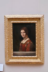 La_Belle_Ferronnière_Leonardo_da_Vinci_Louvre_Paria