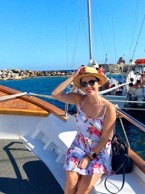 Lauren_Boat_Naoussa Harbor_Paros_2021