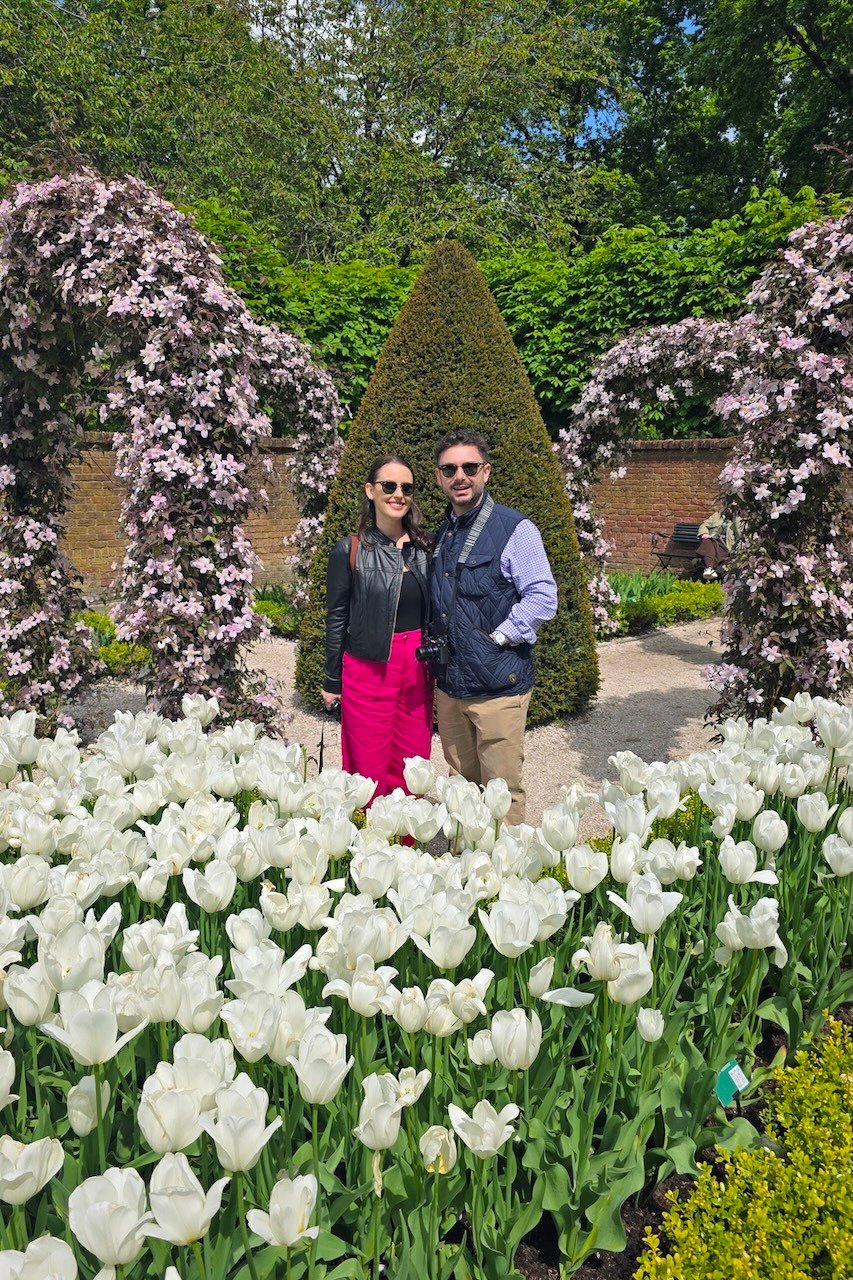 Lauren_Brian_Keukenhof_Amsterdam_White Tulips Lauren_Brian_Keukenhof_Amsterdam_White Tulips