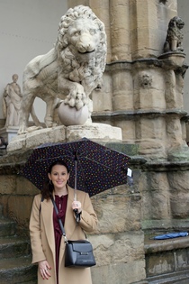 Lauren_Loggia dei Lanzi_Medici Lion_Florence 2026