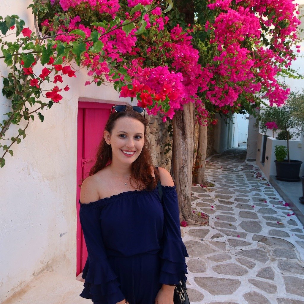 Lauren_Pink Bougainvillea_Paros_2021_5x5