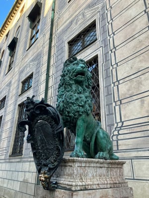 Lion Sculpture_Munich Residenz