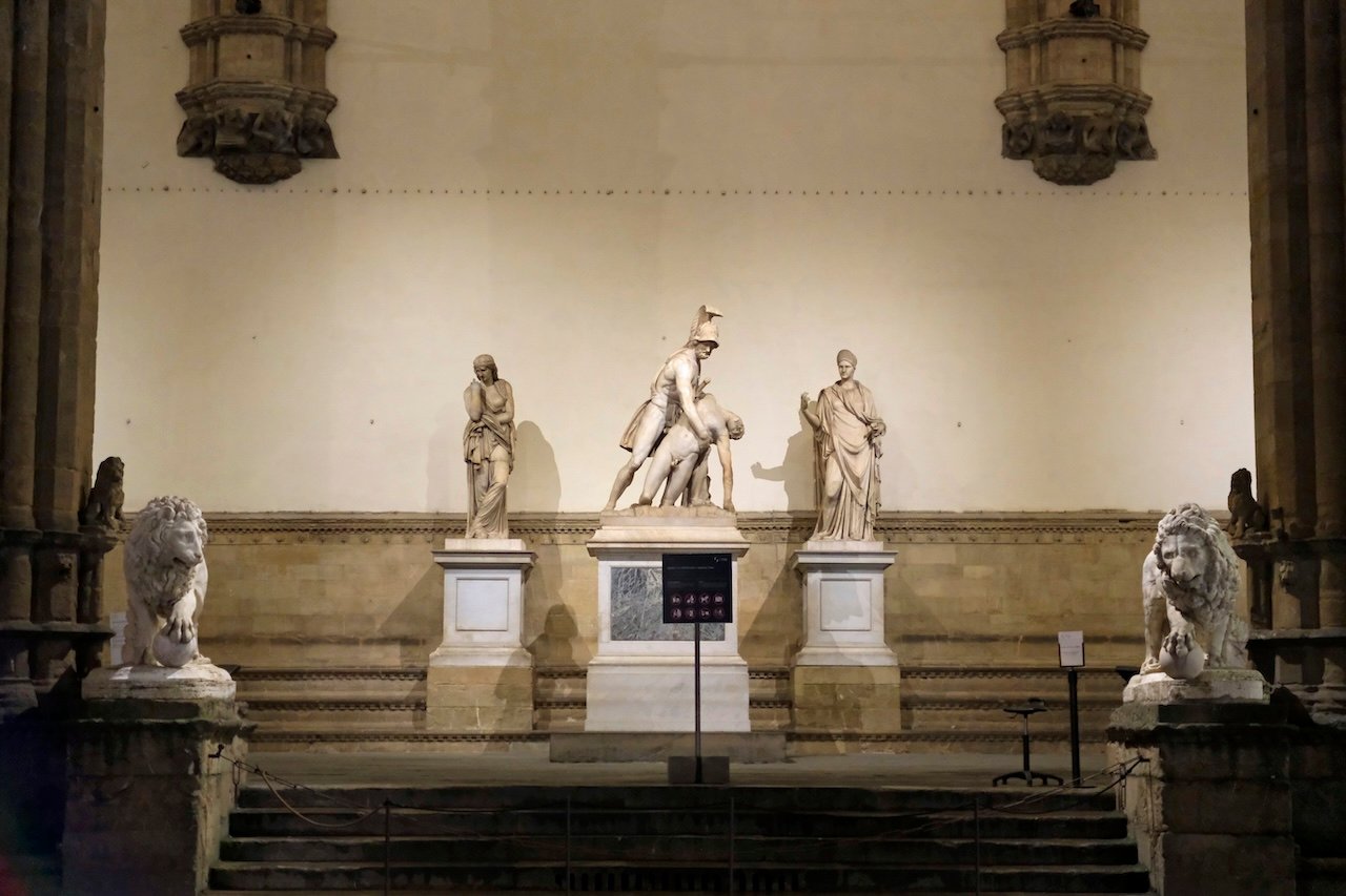 Loggia dei Lanzi_Night_Florence